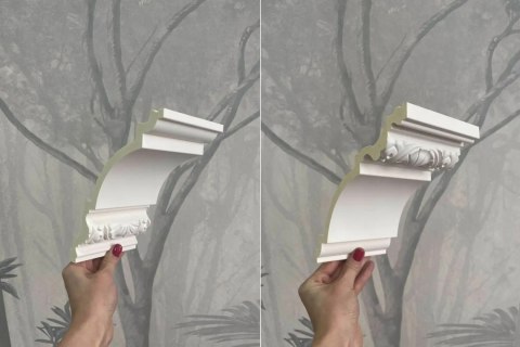 Listwa sufitowa C301 Art Deco ORAC DECOR H-14.4cm Gzyms ze zdobieniem