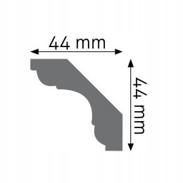 Listwa sufitowa LGG-06 Creativa mała wysokość 4.4cm gzyms długość 2.4m