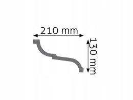 Listwa sufitowa LGG-31 CREATIVA H-13.0cm