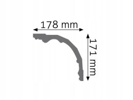 Listwa sufitowa LGG-35 CREATIVA 17.1cm