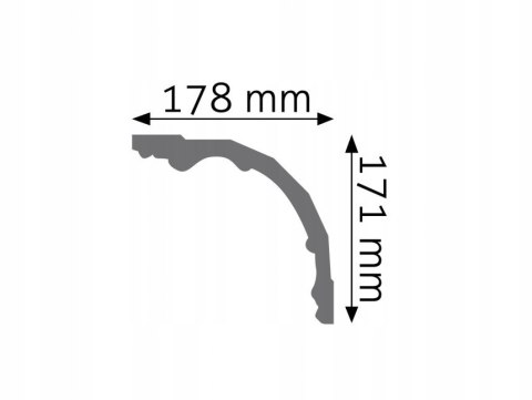 Listwa sufitowa LGG-35 CREATIVA 17.1cm