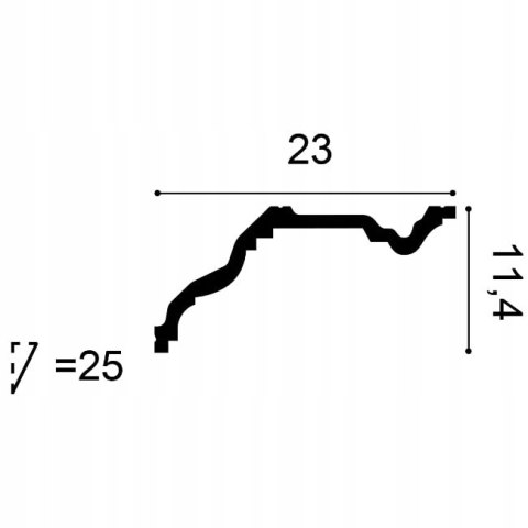 Listwa sufitowa ORAC DECOR C332 duża Noblesse gzyms