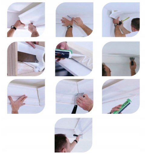 Listwa sufitowa ornamentowa MDA113 Mardom Decor wysokość 17.8cm