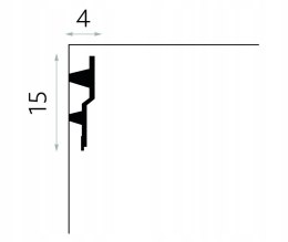 Listwa sufitowa oświetleniowa MDB150 H-14,7cm MARDOM DECOR