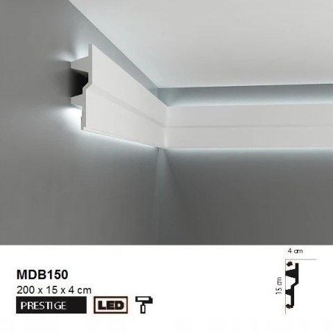 Listwa sufitowa oświetleniowa MDB150 H-14,7cm MARDOM DECOR