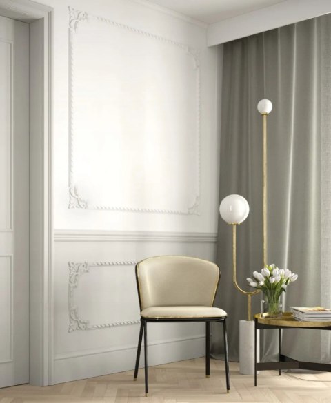 MD020P 19.8cm RAL9003 Mardom Decor listwa przypodłogowa biała satyna