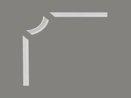 Narożnik MD318-10 Mardom Decor pasuje do listwy MD318