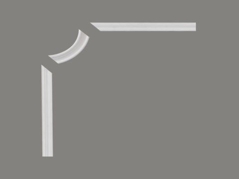 Narożnik MD318-10 Mardom Decor pasuje do listwy MD318