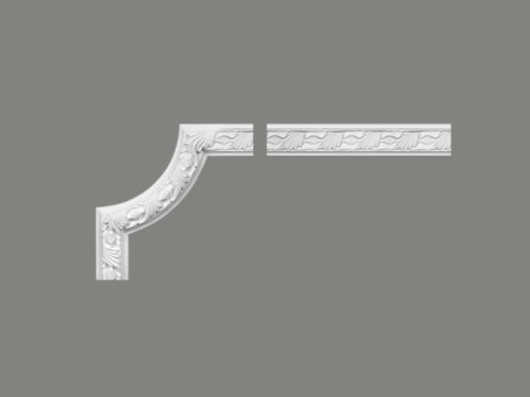 Narożnik MDC258-12 H-25.5cm sztukateria do ramki Mardom Decor