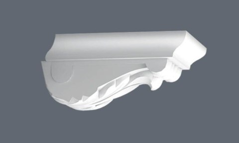 ORAC DECOR C307A Modylion wspornik DETAL DEKORACYJNY H-4cm gzyms art deco