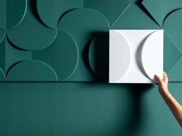 ORAC DECOR W107 CIRCLE - PANELE 3D ŚCIENNY - H-33.3cm PANEL 3D LAMELE