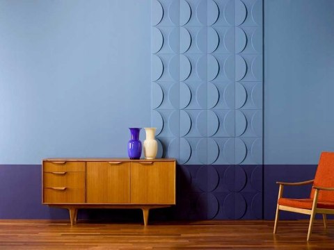 ORAC DECOR W107 CIRCLE - PANELE 3D ŚCIENNY - H-33.3cm PANEL 3D LAMELE