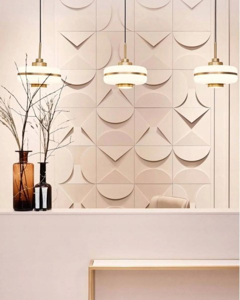 ORAC DECOR W107 CIRCLE - PANELE 3D ŚCIENNY - H-33.3cm PANEL 3D LAMELE