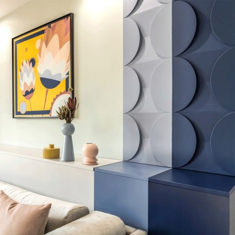 ORAC DECOR W107 CIRCLE - PANELE 3D ŚCIENNY - H-33.3cm PANEL 3D LAMELE