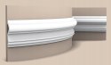 P8050F elastyczna listwa ścienna wysokość 12cm naścienna Orac Decor