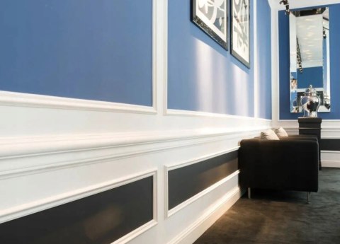 P8050F elastyczna listwa ścienna wysokość 12cm naścienna Orac Decor