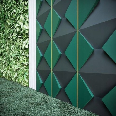 Panel 3D W106 ENVELOP Orac Decor kwadratowy ścienny 33.3cm panele 3D