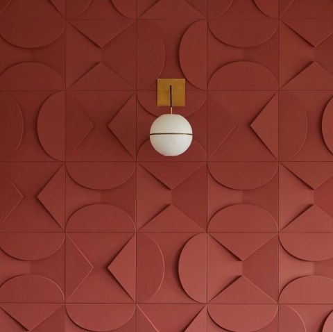 Panel 3D W106 ENVELOP Orac Decor kwadratowy ścienny 33.3cm panele 3D