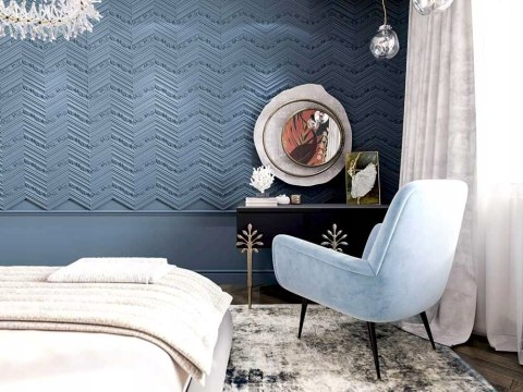 Panel dekoracyjny W130 CHEVRON Orac Decor zdobiony sztukateria długość 2m