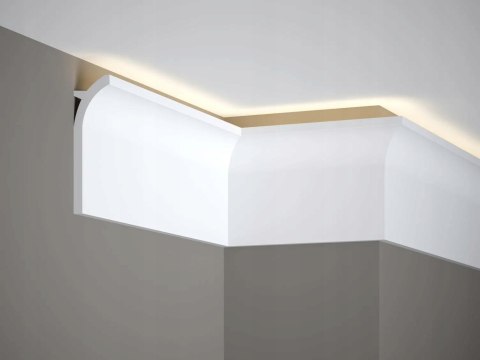 Mardom Decor QS011P listwa przypodłogowa kolor biały RAL9003