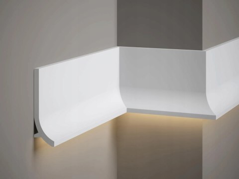 Mardom Decor QS011P listwa przypodłogowa kolor biały RAL9003