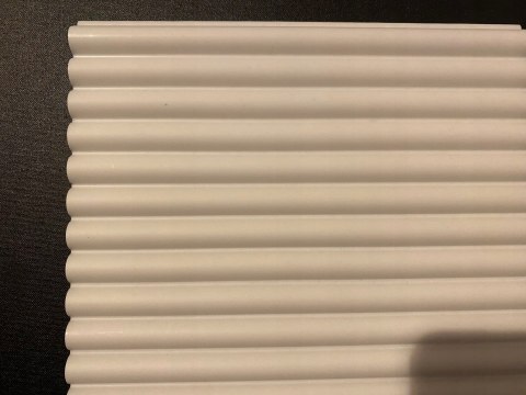 WX210 Orac Decor biały panel ryflowany 3d sztukateria ścienna długość 2m