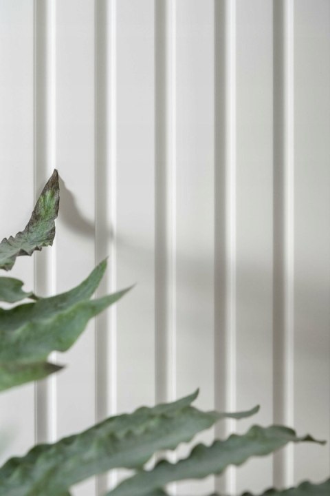 L0201R Mardom Decor zakończenie prawe lamela dekoracyjna biała Medio 2.70m