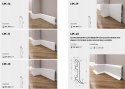 Listwa przypodłogowa LPC-15 CREATIVA 83x10x2440mm