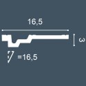 Listwa przysufitowa C353 ORAC DECOR H-3.0cm gzyms schodkowy