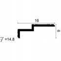 Listwa przysufitowa ORAC DECOR C391 STEPS H-6.0cm gzyms schodkowy