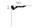 Listwa sufitowa MDB162 wysokość 3.2cm MARDOM DECOR gzyms schodkowy
