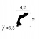 Listwa sufitowa ORAC DECOR C322 H-5.0cm gzyms art deco