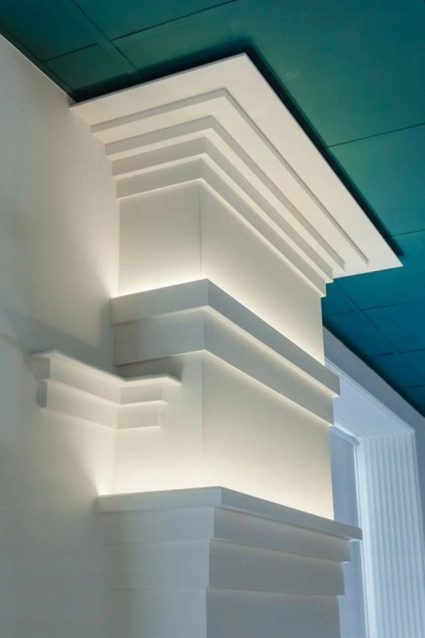 Listwa sufitowa Orac Decor CX197 wysokość 5.0cm gzyms schodkowy Art Deco