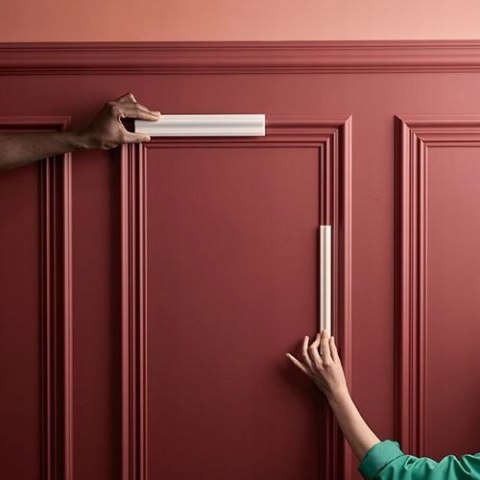 PX201F elastyczna klasyczna listwa ścienna 2.5cm elegancka