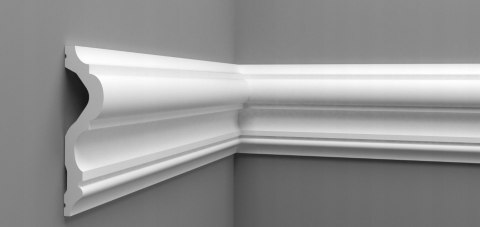 P8050F elastyczna listwa ścienna wysokość 12cm naścienna Orac Decor