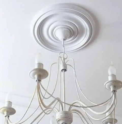 Rozeta sufitowa R08 Orac Decor średnica: Ø38 cm sztukateria sufitowa