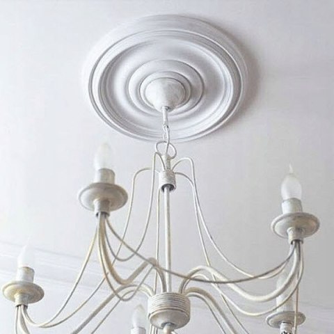 Rozeta sufitowa R08 Orac Decor średnica: Ø38 cm sztukateria sufitowa