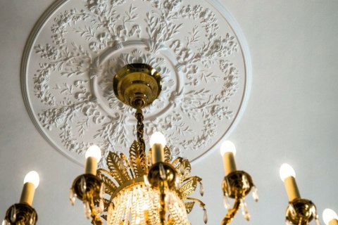 Rozeta sufitowa R64 Orac duża średnica: Ø95.2cm sztukateria ornamentowa