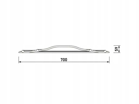Rozeta sufitowa R73 Orac Decor duża średnica: Ø70cm sztukateria ornamentowa