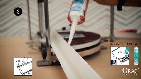 Klej FDP500 310 ml. ORAC DECOR montażowy decofix pro do sztukaterii