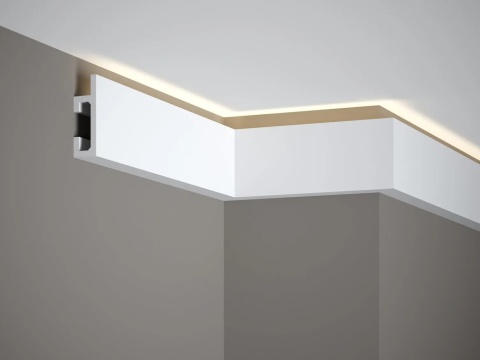 Listwa oświetleniowa PolyForce QL019 Mardom Decor wysokość 8.0cm led