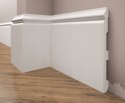 Listwa przypodłogowa LPC-33M kolor biały RAL 9003 CREATIVA 18cm wysokość
