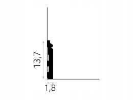 Listwa przypodłogowa MD360 Mardom Decor 13.7cm