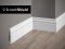 Mardom Decor MD094P listwa przypodłogowa biała RAL9003