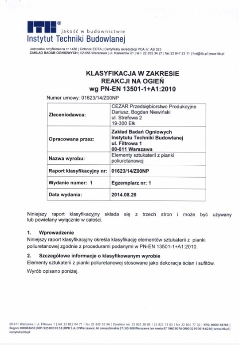 Creativa LNG-02 listwa ścienna