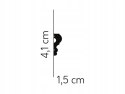 Listwa ścienna MD325 Mardom Decor listwa naścienna wysokość 4.1cm