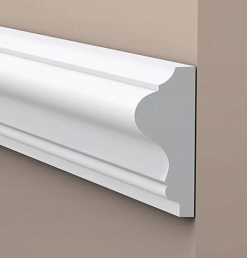 Listwa ścienna P8030 asymetryczna wysokość 4.1cm ramka sztukateryjna
