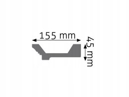 Listwa sufitowa CREATIVA LGG-26 H-4.5cm