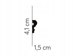 MD325F Flex Mardom Decor listwa naścienna wysokość 4.1cm ścienna