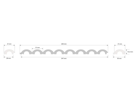 Mardom Decor WP001 Duna Panel 3D 270 cm